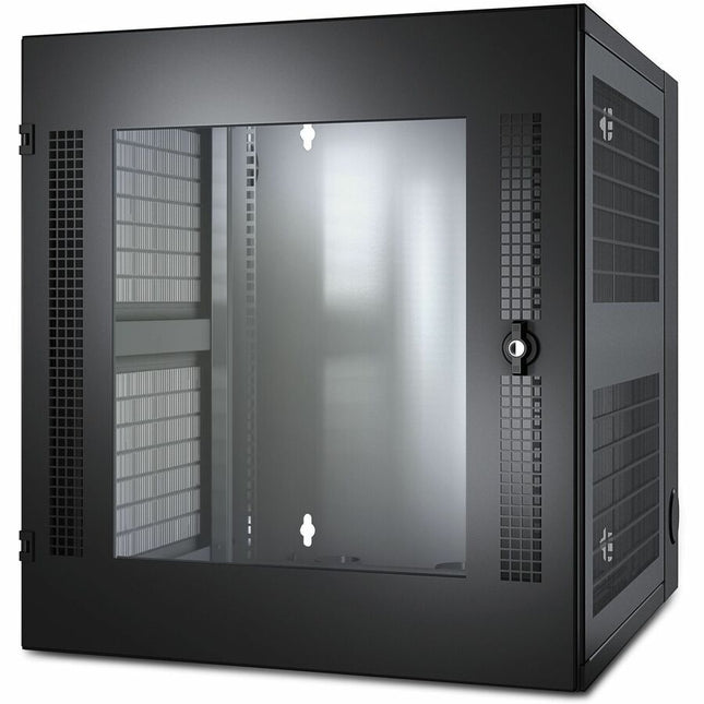 Main Image for APC NetShelter 13U Wallmount Rack Cabinet Glass Door Double Hinged Server Depth