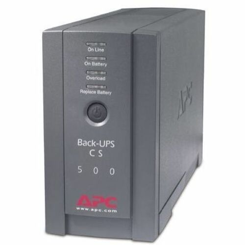 Main Image for APC Back-UPS, 500VA, Tower, 120V, 6 NEMA 5-15R Outlets , User Replaceable Battery