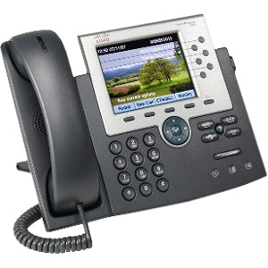 Main Image for Cisco 7965G IP Phone - Refurbished - Desktop, Wall Mountable - Dark Gray, Silver