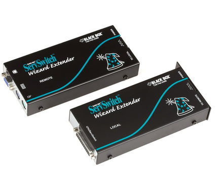 Main Image for Black Box Wizard KVM Extender - VGA, PS/2, RS232, Single-Access, CATx, Skew Compensation
