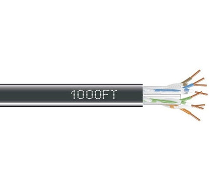 Main Image for Black Box CAT6 550-MHz Solid Bulk Cable UTP CMR PVC BK 1000FT Pull-Box