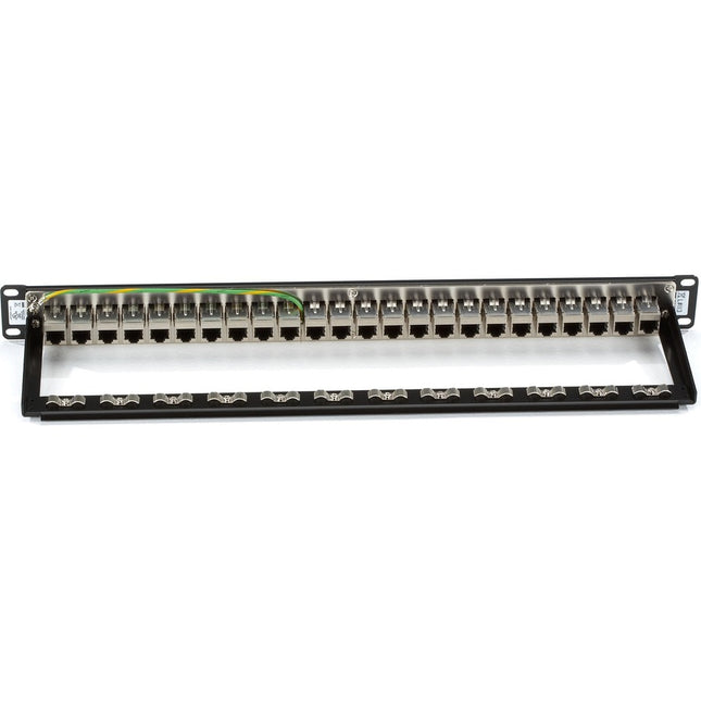 Main Image for Black Box CAT6 Patch Panel - Feed-Through, 1U, Shielded, 24-Port