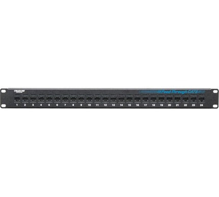 Main Image for Black Box CAT6 Patch Panel - Feed-Through, 1U, Unshielded, 24-Port