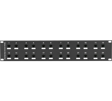 Main Image for Black Box CAT6 Surge-Protected Patch Panel - 2U, 24-Port