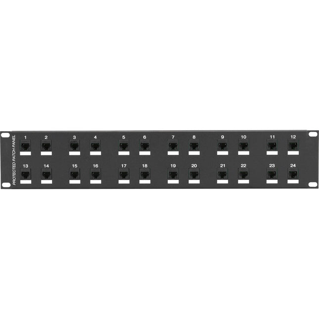 Main Image for Black Box CAT6 Surge-Protected Patch Panel - 2U, 24-Port