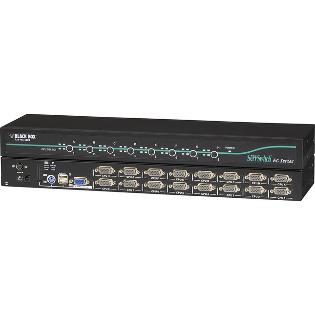 Main Image for Black Box EC Series KVM Switch for PS/2 or USB Servers and PS/2 or USB Consoles - 16-Port