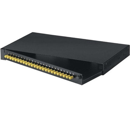 Main Image for Black Box Rackmount Preloaded Fiber Enclosure - 1U, (24) ST Simplex