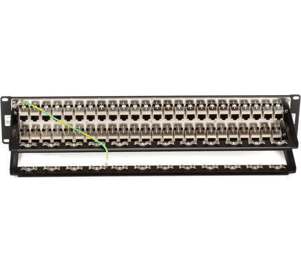 Main Image for Black Box CAT6 Patch Panel - Feed-Through, 2U, Shielded, 48-Port