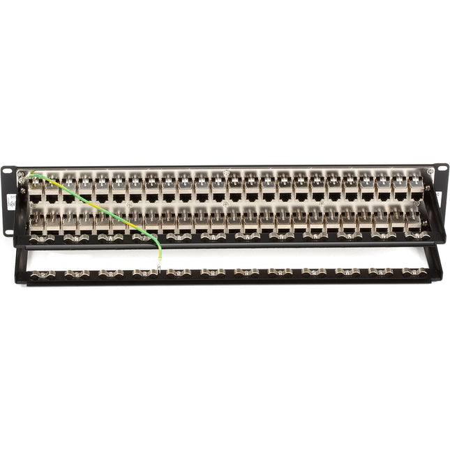 Main Image for Black Box CAT6 Patch Panel - Feed-Through, 2U, Shielded, 48-Port