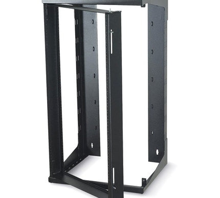 Main Image for Black Box Wallmount Rack - 19U, 12-24, Tapped Rails Holes, 75-lb. Capacity