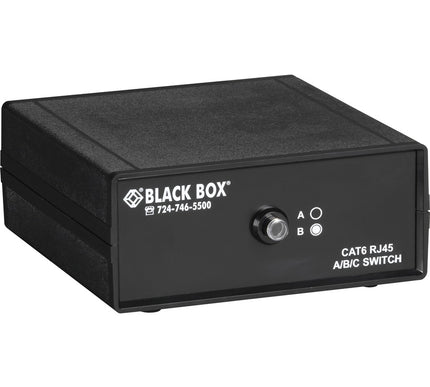 Main Image for Black Box RJ45 2-to-1 CAT6 Ethernet 10G Manual Desktop Switch