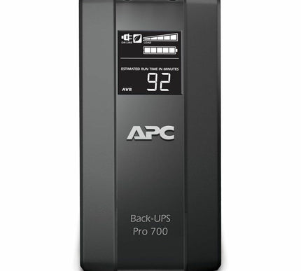 Main Image for APC Back-UPS Pro, 700VA/420W, Tower, 120V, 6x NEMA 5-15R outlets, AVR, LCD, User Replaceable Battery