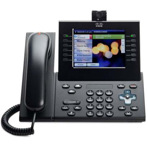 Main Image for Cisco Unified 9971 IP Phone - Corded - Corded/Cordless - Wi-Fi, Bluetooth - Wall Mountable - Charcoal