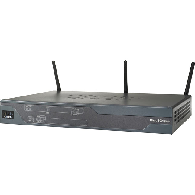 Main Image for Cisco 861W Wi-Fi 4 IEEE 802.11n  Wireless Integrated Services Router - Refurbished