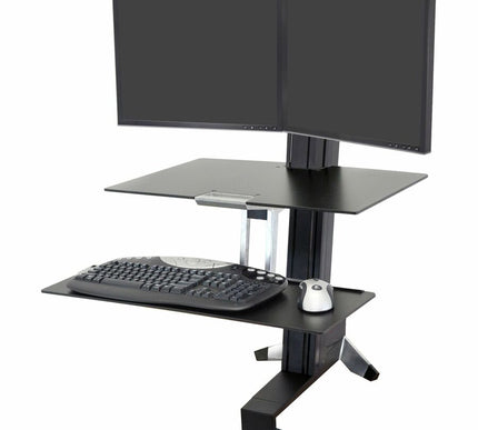 Main Image for Ergotron WorkFit-S, Dual Workstation with Worksurface (black)
