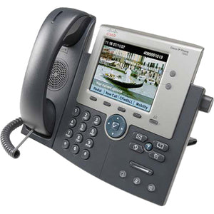 Main Image for Cisco Unified 7945G IP Phone - 3 Multiple Conferencing - Desktop, Wall Mountable - Dark Gray, Silver