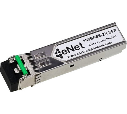 Main Image for ENET Cisco Compatible GLC-FE-100ZX TAA Compliant Functionally Identical 100BASE-ZX SFP 1550nm Duplex LC Connector