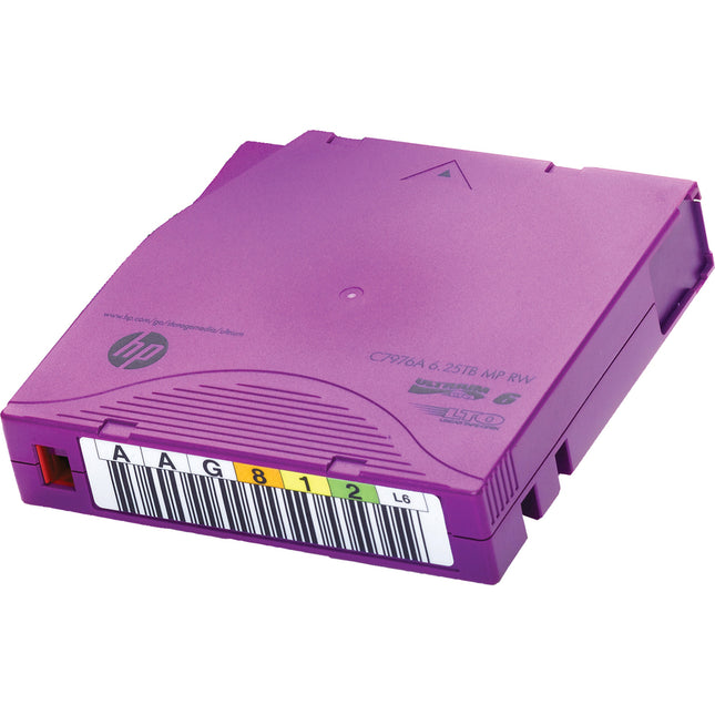 Main Image for HPE LTO-6 Ultrium 6.25TB MP RW Custom Labeled Data Cartridge 20 Pack
