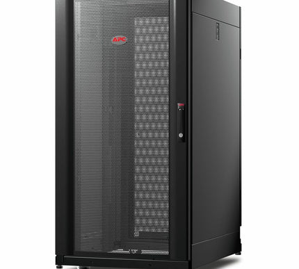 Main Image for APC NetShelter AV, Server Rack Enclosure, 24U, 10-32 Threaded Rails, Black, 1199H x 600W x 806D mm