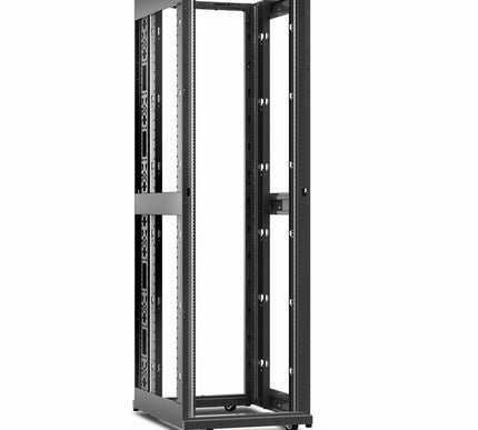 Main Image for APC NetShelter AV, Server Rack Enclosure, 42U, 10-32 Threaded Rails, without Sides, Roofs, Doors, Black, 1991H x 600W x 806D mm