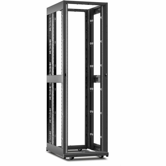 Main Image for APC NetShelter AV, Server Rack Enclosure, 42U, 10-32 Threaded Rails, without Sides, Roofs, Doors, Black, 1991H x 600W x 806D mm