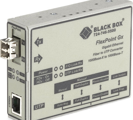 Main Image for Black Box FlexPoint Modular Media Converter Gigabit Ethernet Multimode 850nm 220m LC