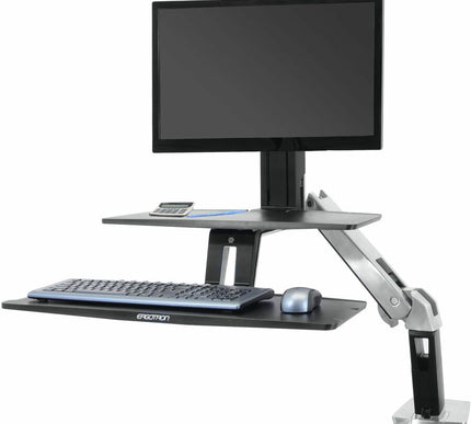Main Image for Ergotron WorkFit-A, Single HD Workstation with Suspended Keyboard