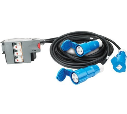 Main Image for Schneider Electric Power Dist. Mod. 3x1 Pole 3 Wire RCD 32A 3xIEC309 480CM, 540CM, 600CM