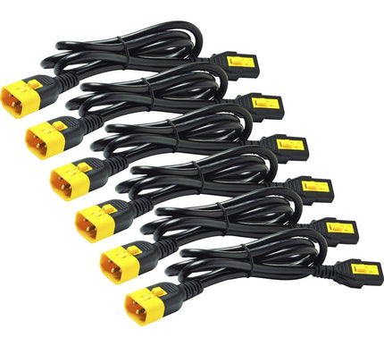 Main Image for APC by Schneider Electric Power Cord Kit (6 EApo), Locking, C13 to C14, 1.8m