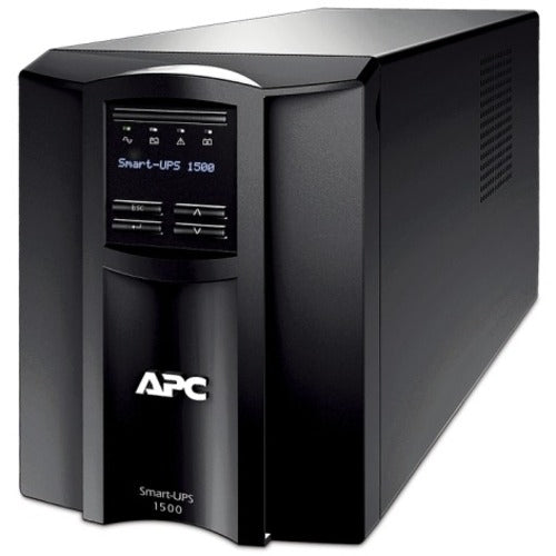 Main Image for APC Smart-UPS, Line Interactive, 1500VA, Tower, 100V, 8x NEMA 5-15R outlets, SmartSlot, AVR, LCD