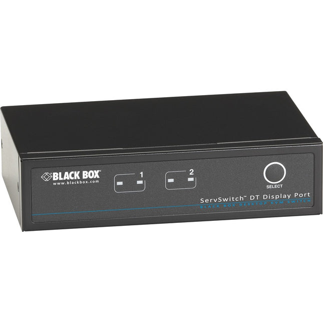 Main Image for Black Box ServSwitch KVM Switch DT DisplayPort with USB and Audio, 2-Port