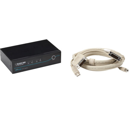 Main Image for Black Box ServSwitch DT DVI 2-Port with Emulated USB Keyboard/Mouse Kit