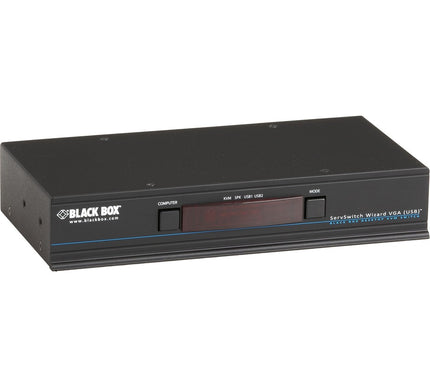 Main Image for Black Box KVM Switch - Single-Monitor, VGA, USB True Emulation, Audio, 4-Port