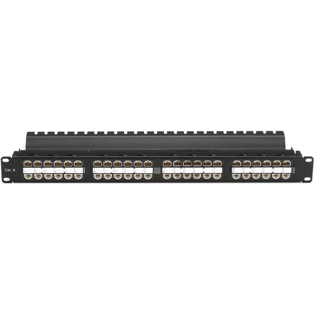 Main Image for Black Box CAT6 Feed-Through Patch Panel - 1U, Unshielded, 48-Port