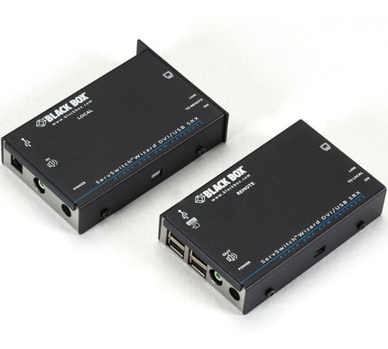 Main Image for Black Box Wizard SRX KVM Extender - DVI-D, USB 2.0, Audio, Single-Access, CATx