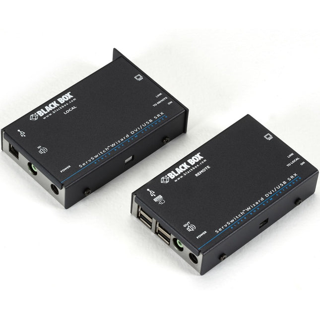 Main Image for Black Box Wizard SRX KVM Extender - DVI-D, USB 2.0, Audio, Single-Access, CATx