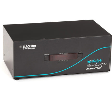 Main Image for Black Box ServSwitch Wizard Dual-Link DVI Quad-Head with USB True Emulation