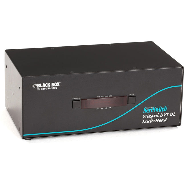 Main Image for Black Box ServSwitch Wizard Dual-Link DVI Quad-Head with USB True Emulation