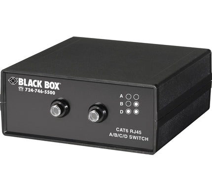 Main Image for Black Box 3-to-1 CAT6 10-GbE Manual Switch (ABCD)