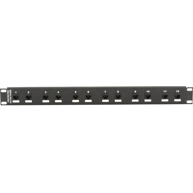Main Image for Black Box CAT6 Surge-Protected Patch Panel - 1U, 12-Port