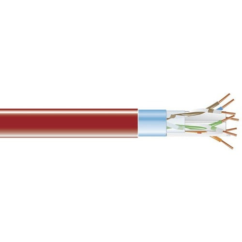 Main Image for Black Box CAT6 400-MHz Solid Bulk Cable F/UTP CMR PVC RD 1000FT Spool