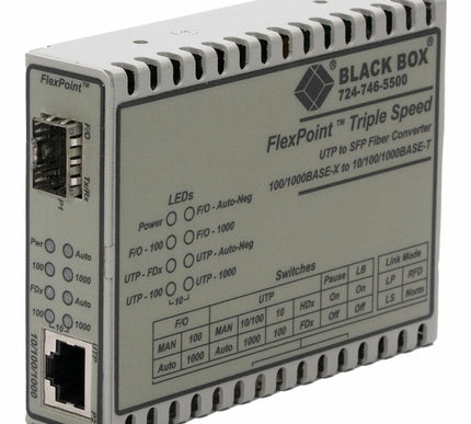 Main Image for Black Box FlexPoint LMC1017A-SFP Transceiver/Media Converter
