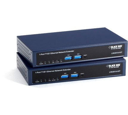 Main Image for Black Box LR0300 Series Managed T1/E1 Fast Ethernet Extender Kit - 1km, 2-Mbps