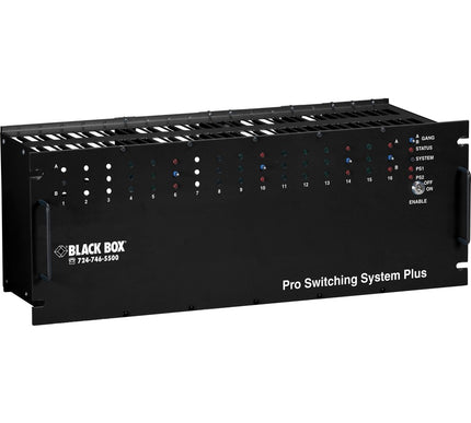 Main Image for Black Box Pro Switching Gang Switch Chassis - 4U, 18-Card Slot