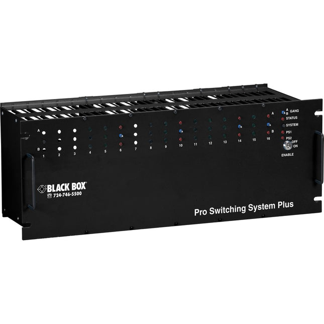 Main Image for Black Box Pro Switching Gang Switch Chassis - 4U, 18-Card Slot