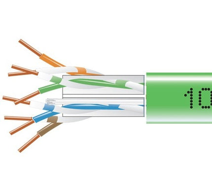 Main Image for Black Box CAT6 550-MHz Solid Bulk Cable UTP CMP Plenum GN 1000FT Pull-Box