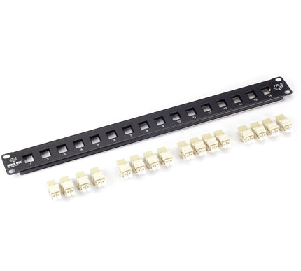Main Image for Black Box Connect Rackmount Preloaded Fiber Panel - 1U, (16) LC Duplex