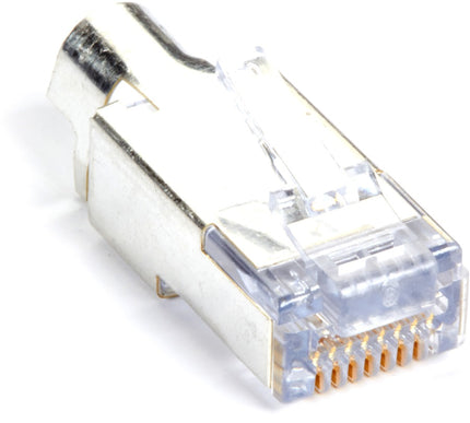 Main Image for Black Box Shielded CAT6 EZ-RJ45 Modular Plugs, 100-Pack