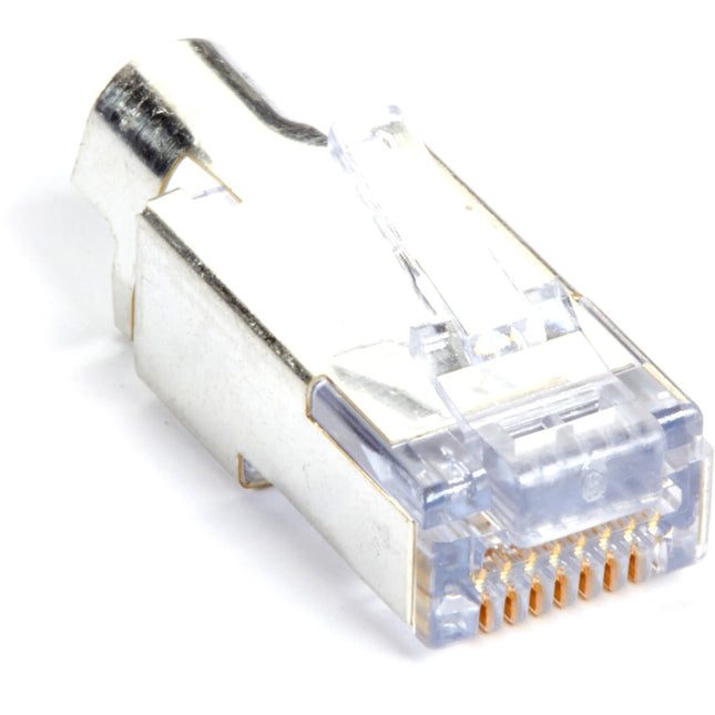 Main Image for Black Box Shielded CAT6 EZ-RJ45 Modular Plugs, 100-Pack