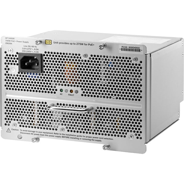 Main Image for HPE 5400R 700W PoE+ zl2 Power Supply
